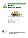 Cover of the meeting minutes:   ProMusa working group convenors Montpellier, France / 2-4 June 2005